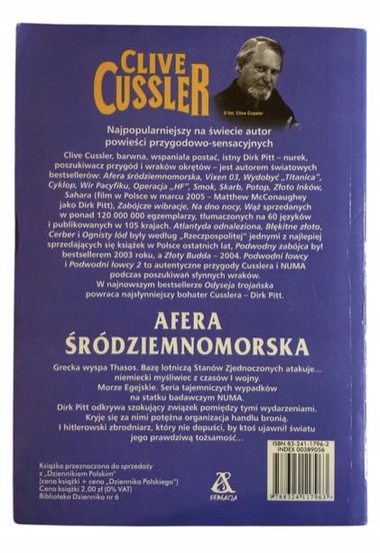 Afera śródziemnomorska Clive Cussler