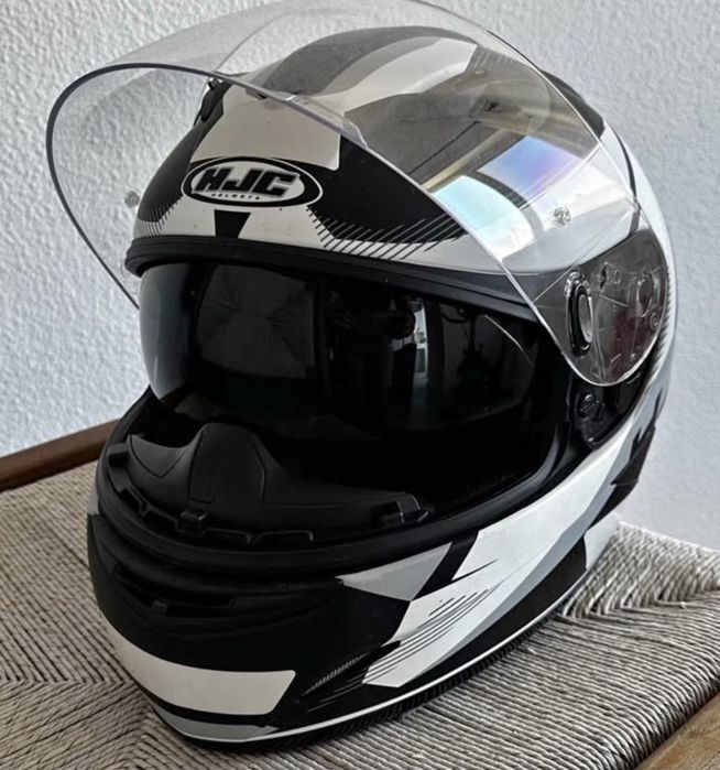 Capacete mota HJC tamanho M