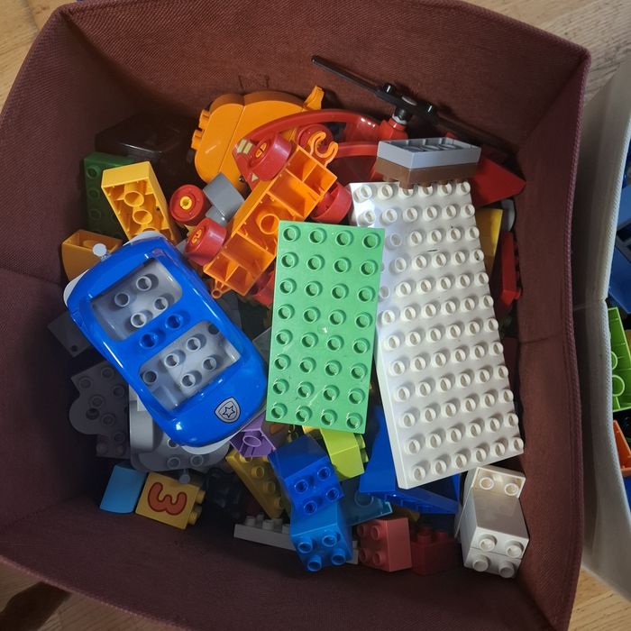 Mix lego duplo zestawy samochody zwierzęta itp