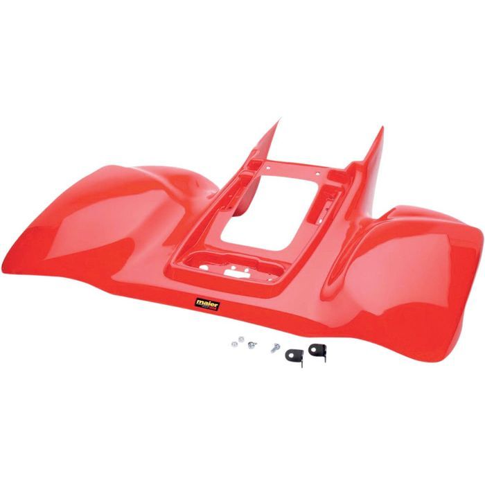 guarda lamas tras maier vermelho honda trx 400 ex fourtrax