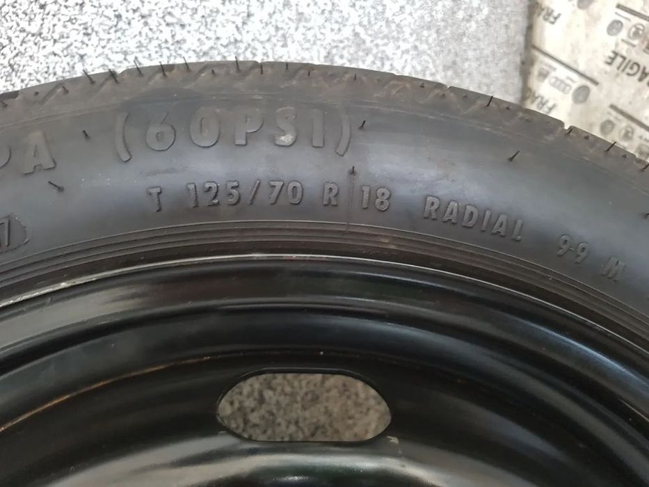 koło dojazdowe vw passat tiguan t-roc arteon skoda octavia karoq seat