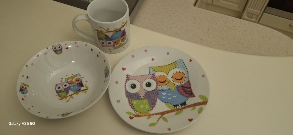 Milika набор красивой, детской посуды