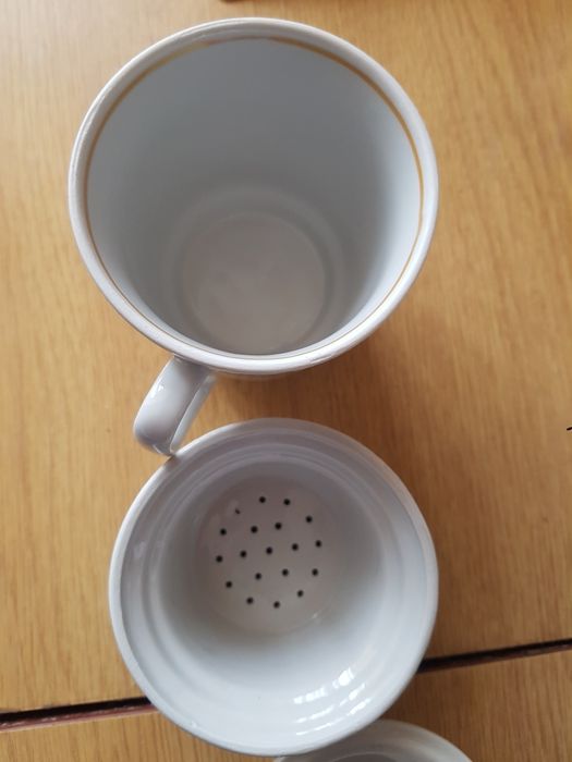 Чашка с ситечком. Винтаж.