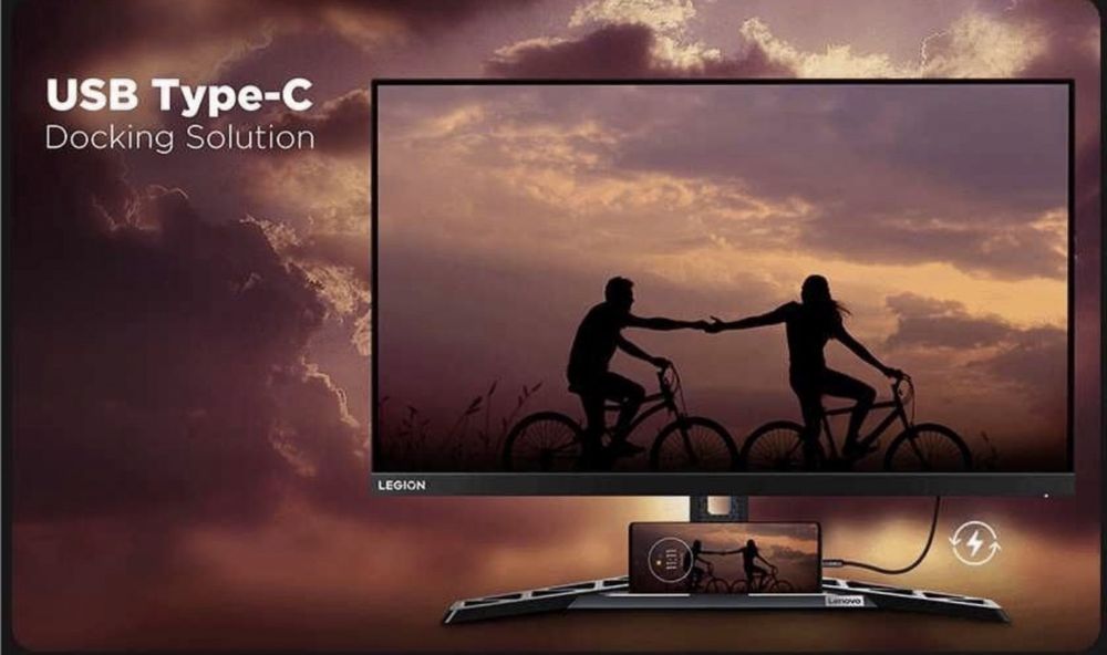 Monitor lenovo 27 com usb C