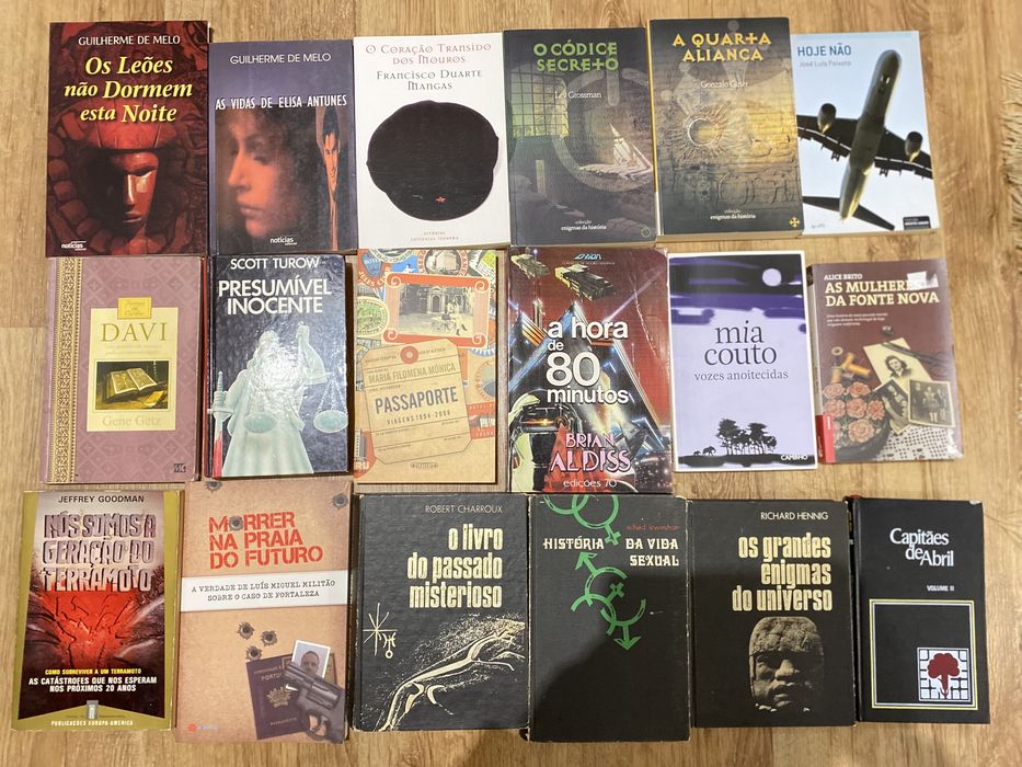 Livros diversos - 5€ cada - literatura e tecnicos