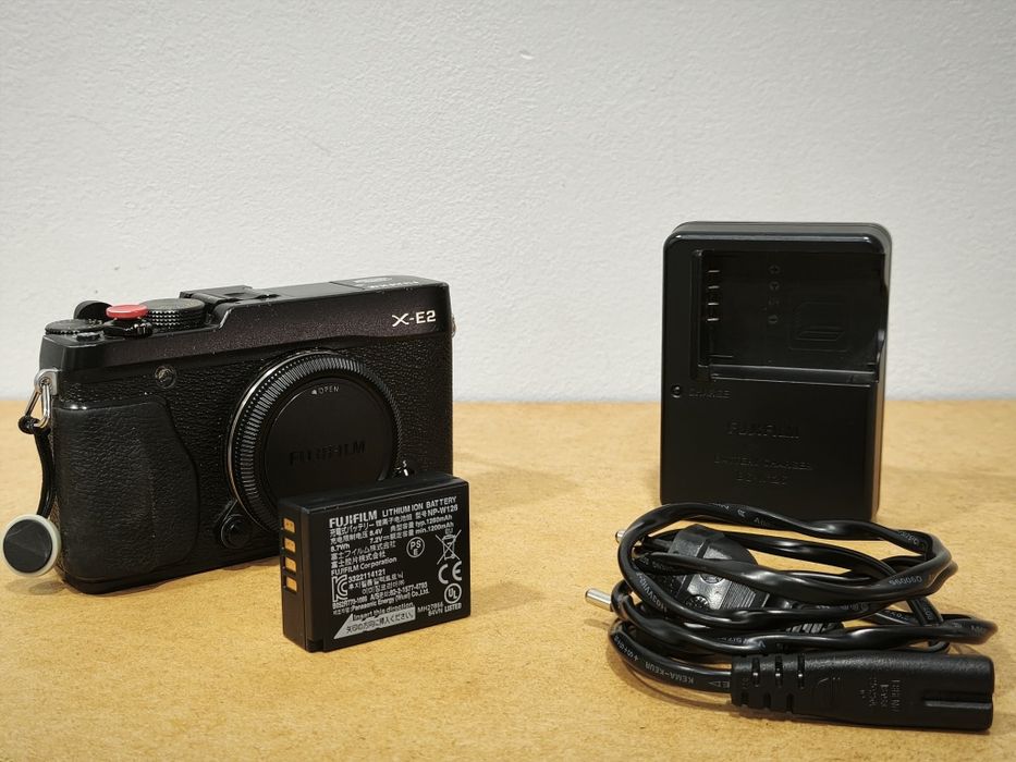 Máquina Fujifilm e acessórios