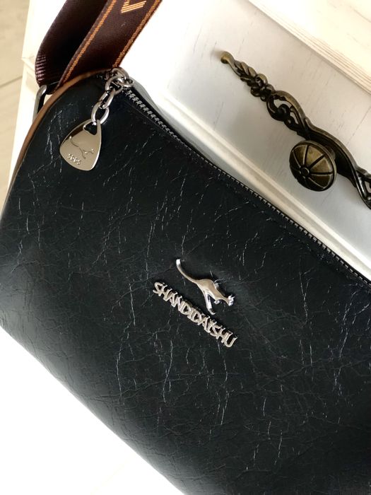 Сумка ,сумки чорна та коричнева жіноча.