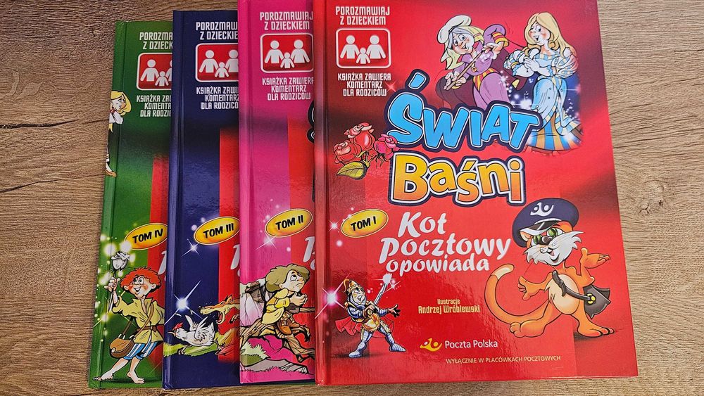 Świat baśni - Kot Pocztowy Opowiada - 4 szt