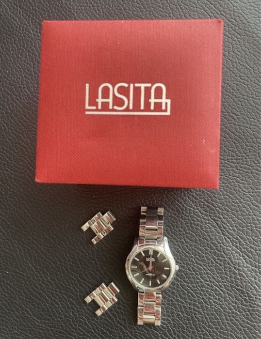 Zegarek Unisex Bransoleta Srebrny Lasita