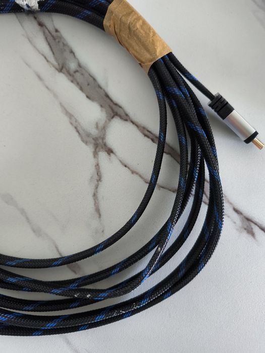 Kabel HDMI 1,4 płaski w oplocie długość 5 m
