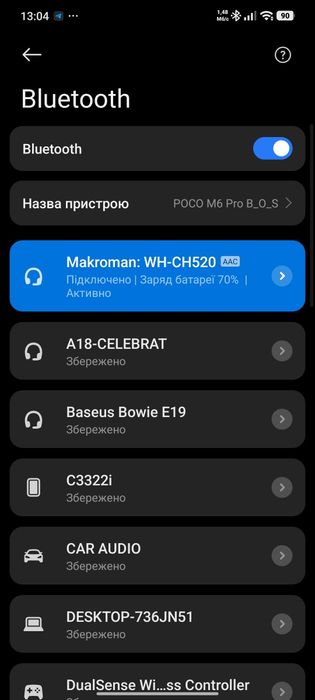 Sony WH-CH520 Black (навушники)