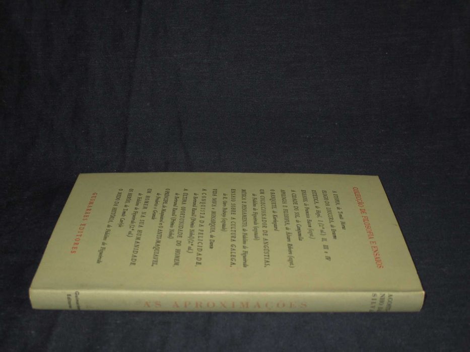 Livro As Aproximações Agostinho da Silva Filosofia e Ensaios