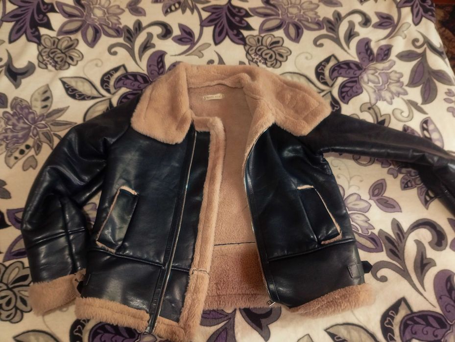 Кожна куртка зимова 836грн