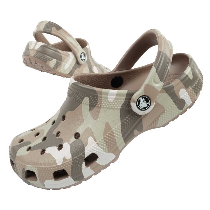 Buty klapki sandały chodaki Crocs Classic Printed Camo Clog r. 36-49