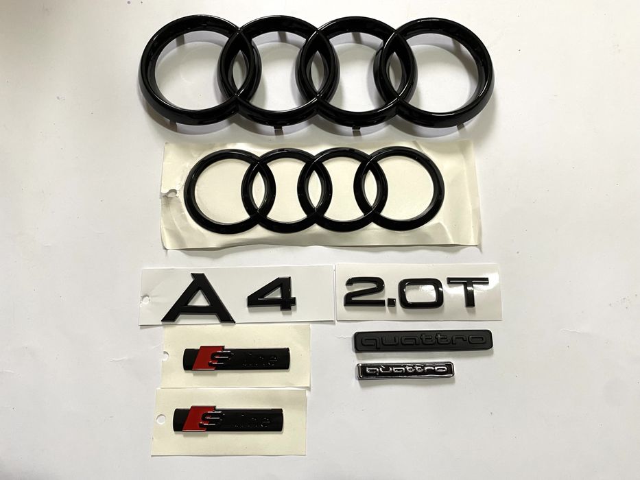 Емблема шильдик логотип значок Audi A4 S4 b6 b7 b8 b9 S-line