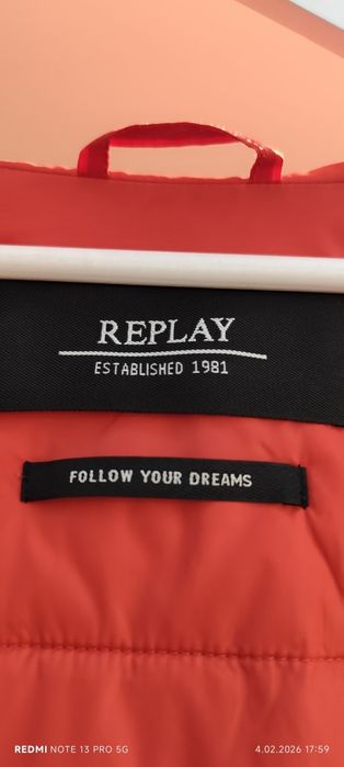 Replay męska kurtka rozmiar M stan BDB