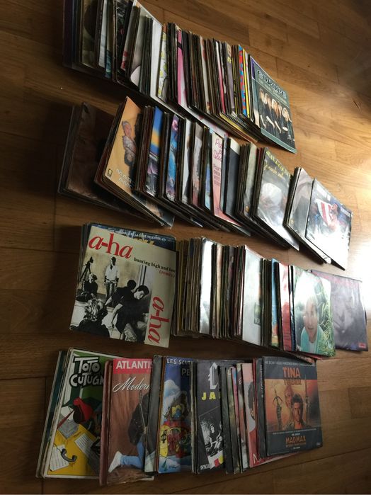 Lote / Coleção de Vinis 45 Rotações (Singles 7") — Excelente Estado