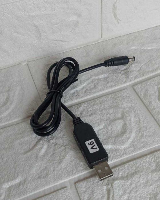 Кабель живлення роутера від powerbank на 9v та на 12v