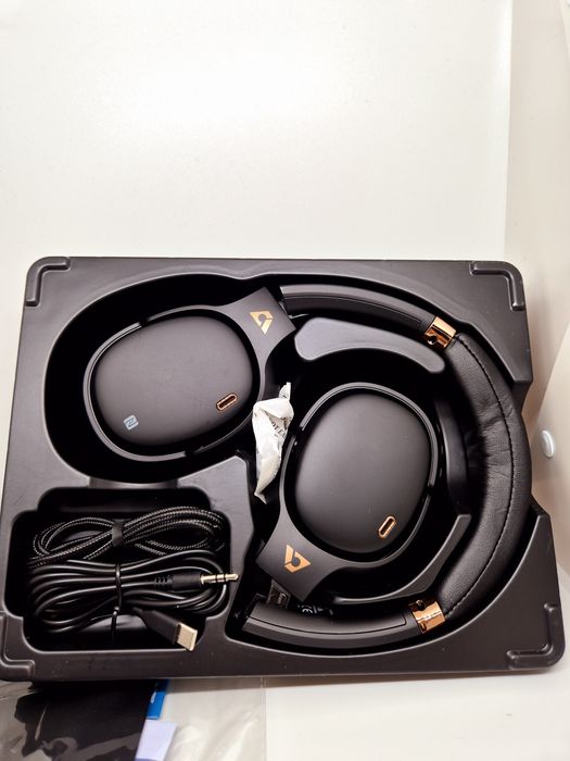 Nowe słuchawki bezprzewodowe wyciszające Ankbit Cuffie E600Pro Hybrid