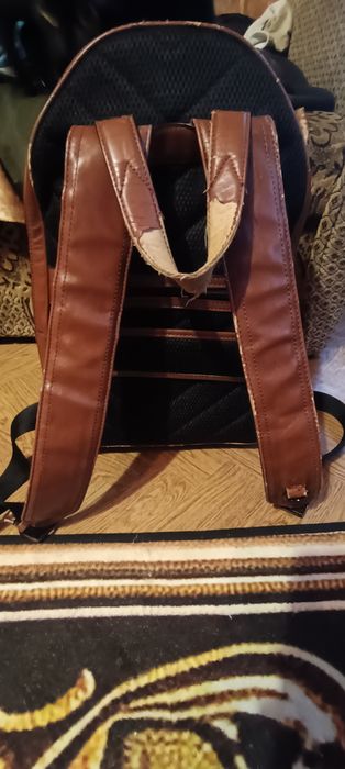 рюкзак кожаный Zara