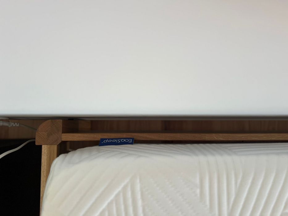 Cama em Carvalho maciço (160x200) + Colchao Ecosleep