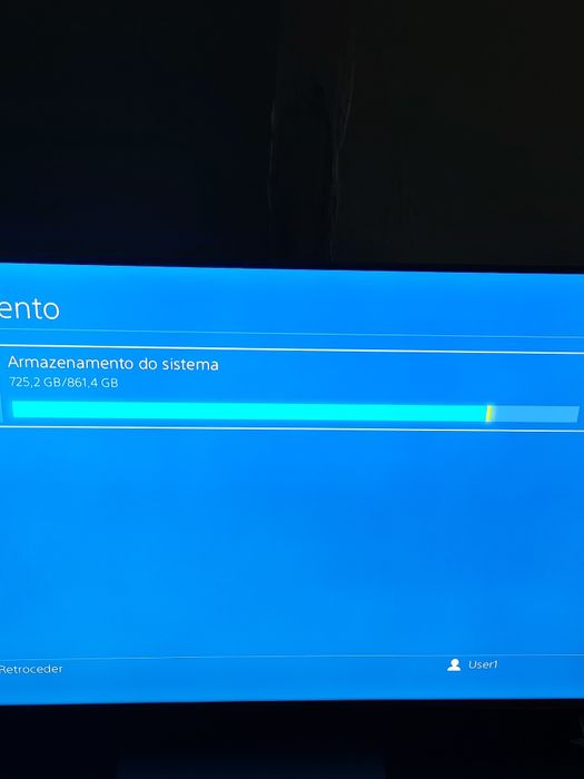 PS4 Slim 1TB  Desbloqueado + 12 Jogos (FC 26, Red Dead 2, GoW Ragnarok)