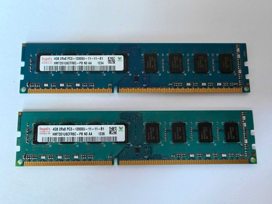 pamięć RAM DDR3 firmy Hynix 8gb 2x4gb