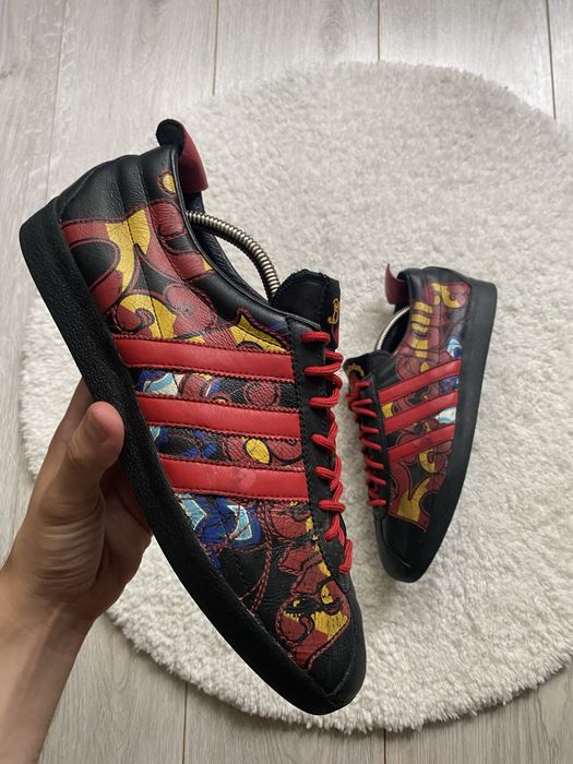 Мужские Кожаные Кроссовки Adidas Gazelle x Barcelona 44р(28.5см)