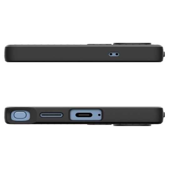 Etui SPIGEN Liquid Air czarne do SAMSUNG S25 ULTRA