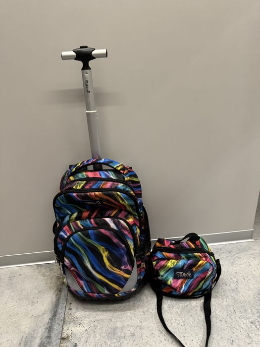 Дитячий рюкзак на колесах + сумка для ланчу Tilami