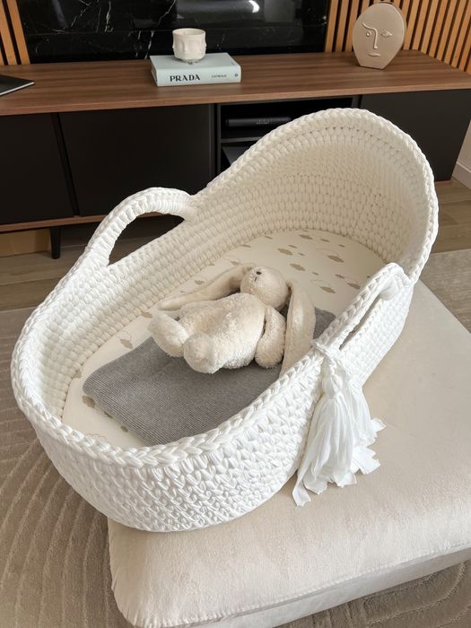 Conjunto Alcofa + suporte com baloiço + colchão