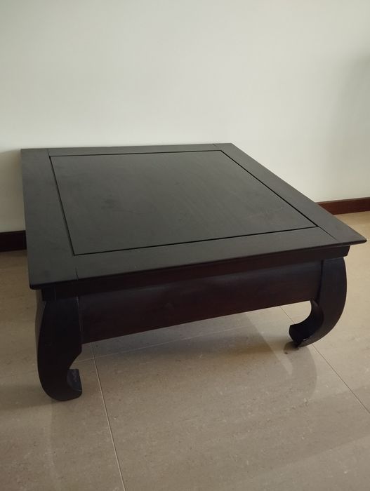 Mesa estilo oriental madeira teca