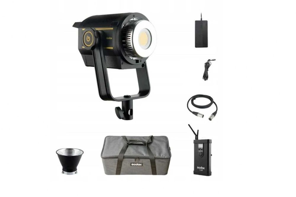Godox VL150 150W Bowens filmowa lampa LED, torba transportowa