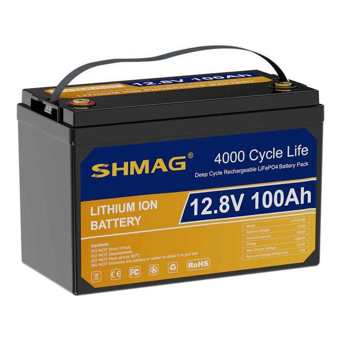 Акумуляторна батарея SHMAG LiFePO4 12V 100Ah