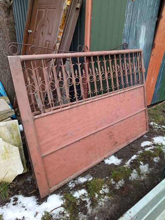 Brama dwuskrzydłowa + furtka