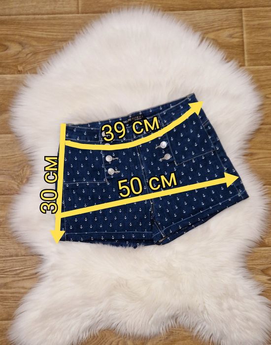 Стильні джинсові шорти розмір М