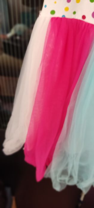 Vestido "Happy Birthday" com tule