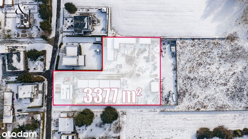 Gotowa baza firmy - budynek 2020r plac utwardzony
