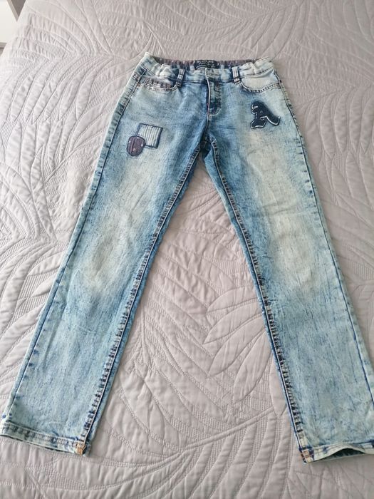 Calça de ganga 12 anos, veste S