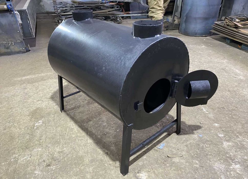 КПД 90%! 11 кВт! до 8 годин! Пічка Буржуйка Булерьян Полтавка 86 / Піч