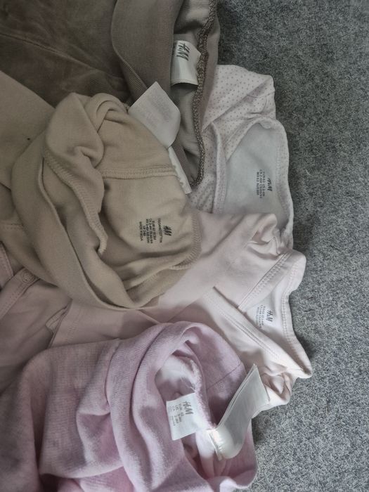 Paka ubrań letnich dla dziewczynki 0-3mies +2-4mies jesień, H&M