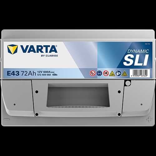Akumulator VARTA E43 72Ah 680A Blue Dynamic