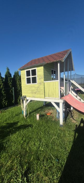 Plac zabaw, domek dla dzieci do ogrodu