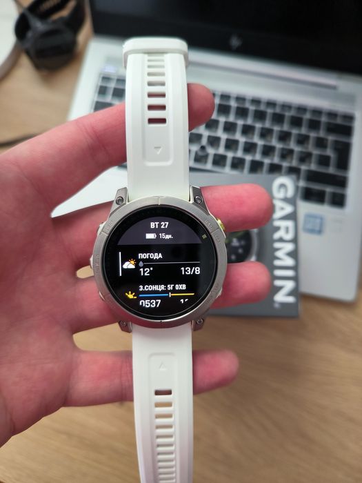 Як новий! Garmin Epix Gen2 Sapphire Titanium 47mm