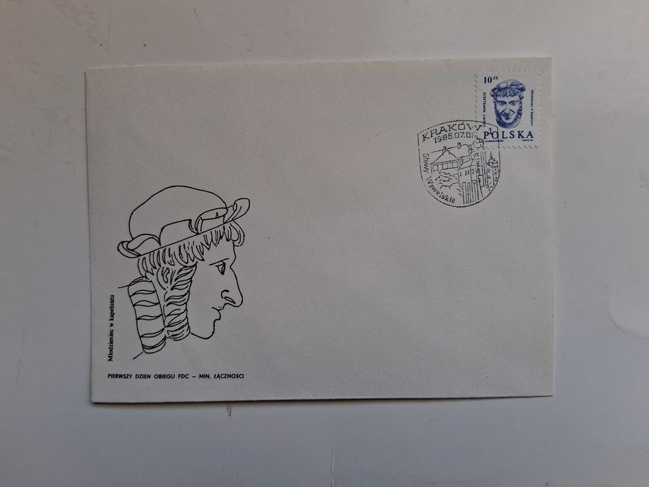 Głowy Wawelskie FDC 1985 r