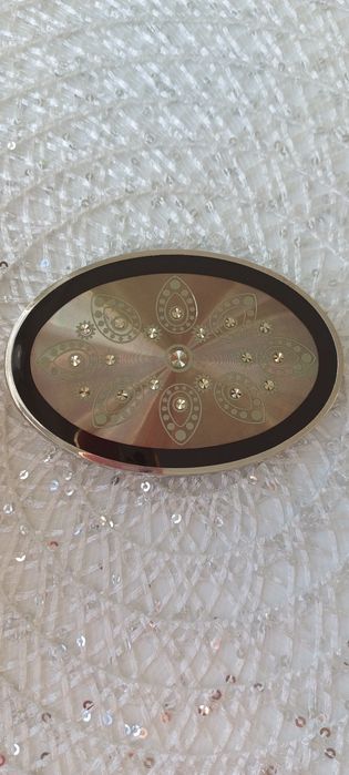 Klamra do paska brąz