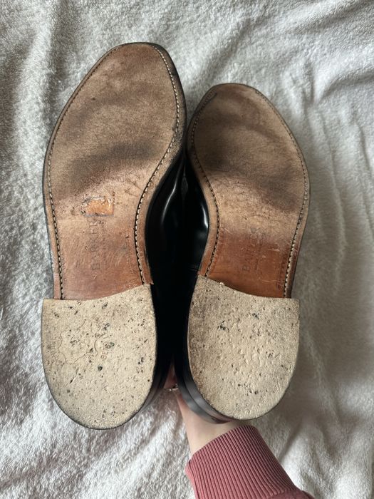 Туфли оксфорды barker 45p черные кожа