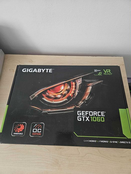 Karta Graficzna Gigabyte GTX 1060 6GB | Windforce OC | BOX | Gaming