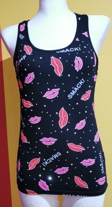 Świetna bokserka usta z tyłu koronka