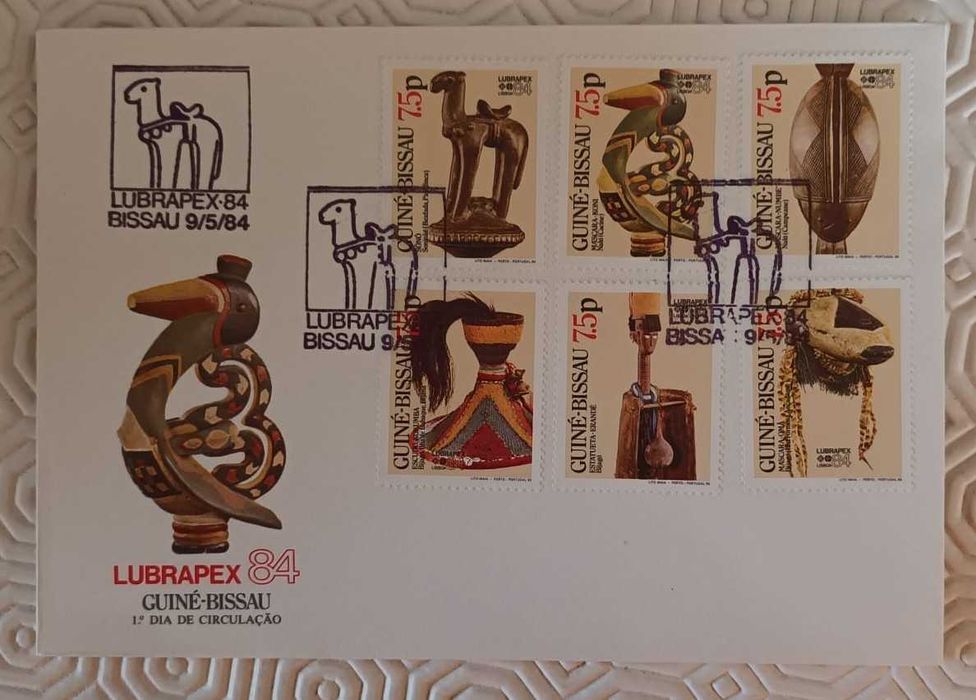 FDC Bissau LUBRAPEX 84